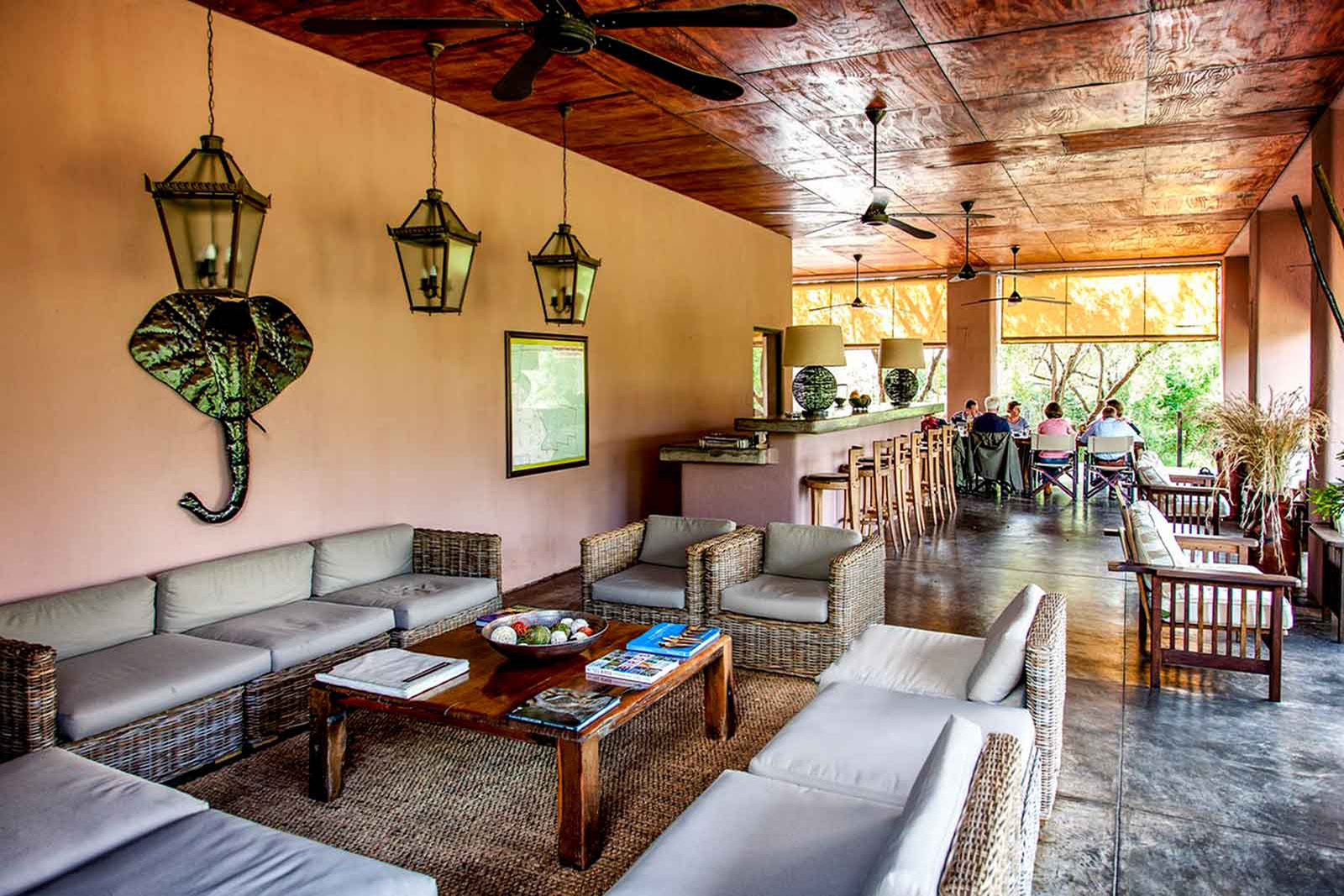 Honeyguide Mantobeni Camp seating area