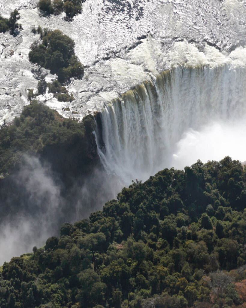 Aerial View of Victoria Falls